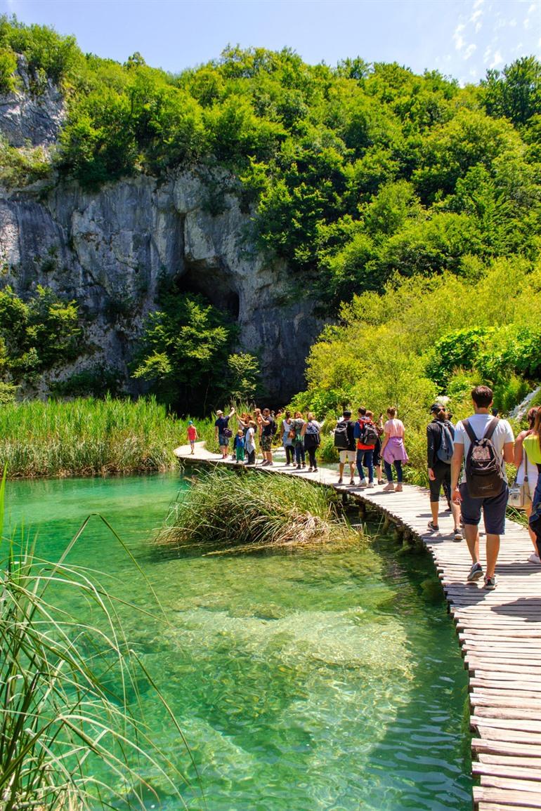 Wanderwege in den Plitvicer Seen