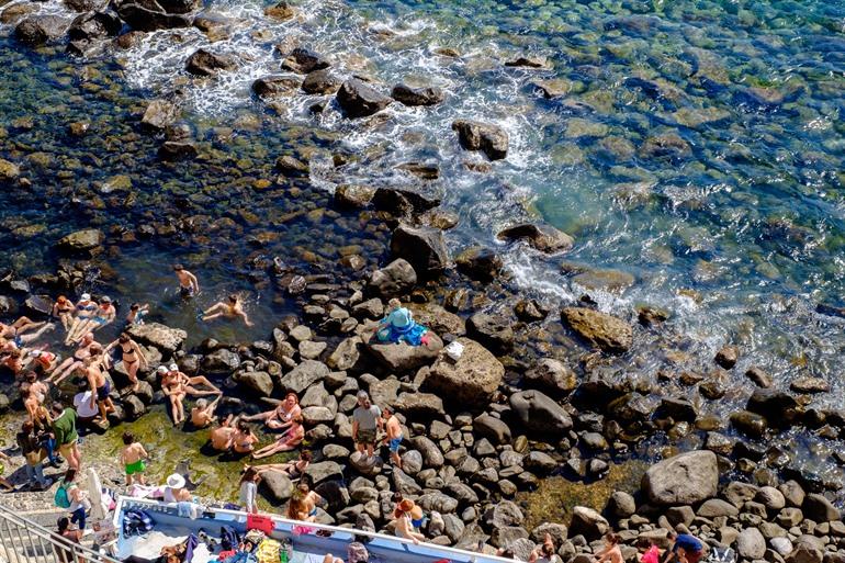 Heiße Quelle auf Ischia