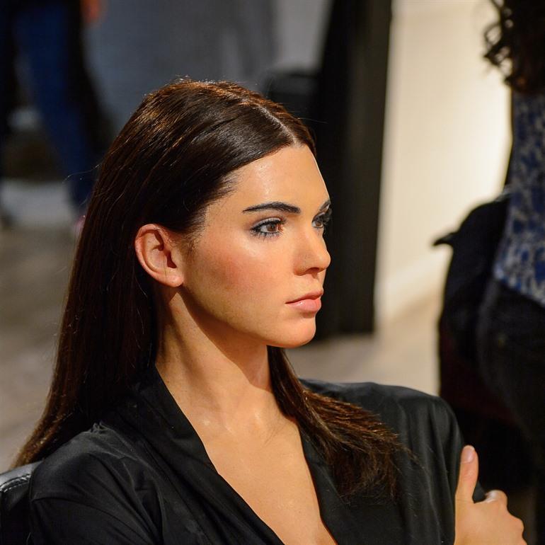 Wachsfigur Kendall Jenner im Madame Tussauds, London