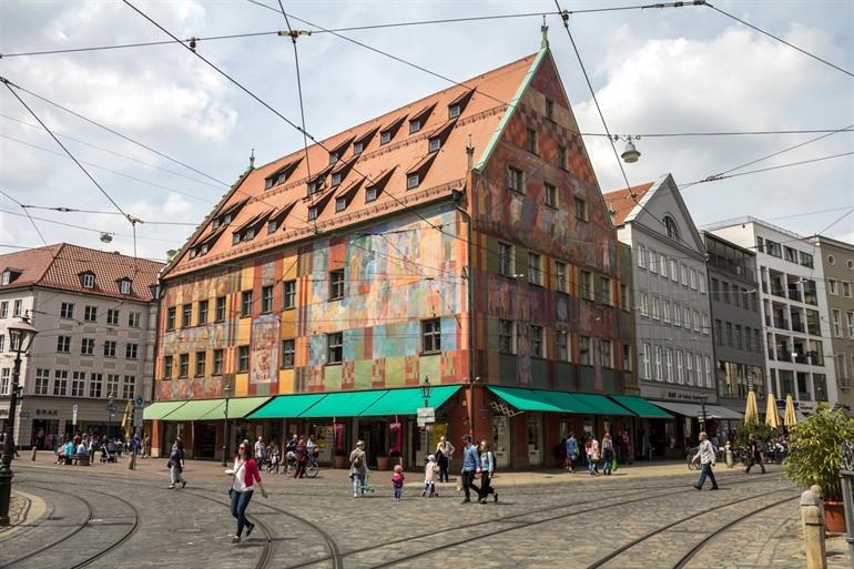 Weberhaus in Augsburg, Deutschland