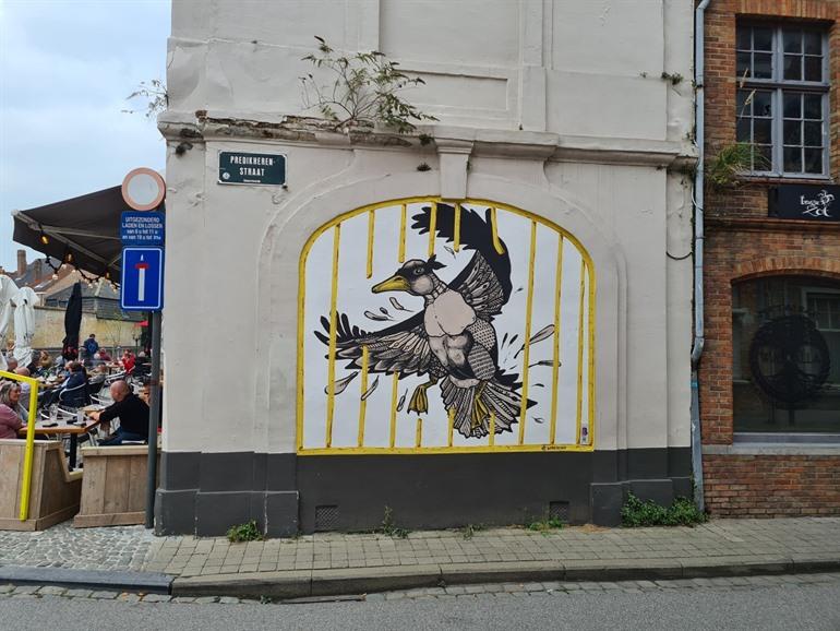 Wietse, Street-Art in Brügge