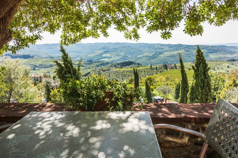 Weinberge, Panzano, Toskana