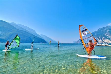 Windsurfen am Gardasee