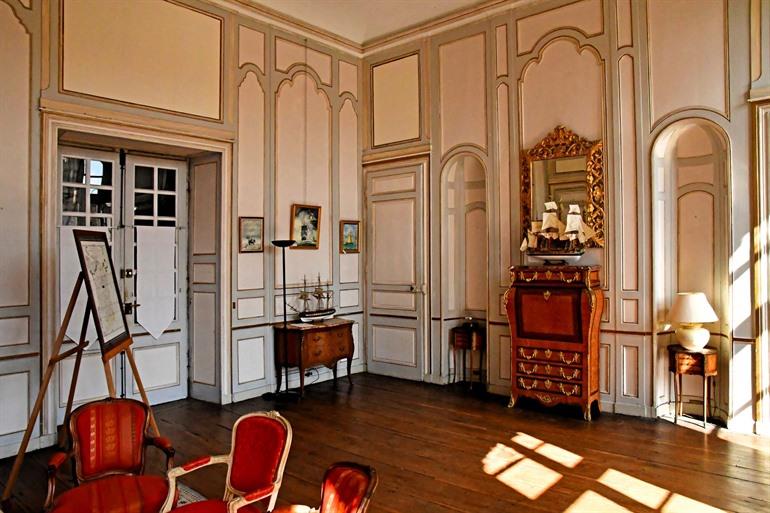 Wohnzimmer des Hotels Magon, La Demeure de Corsaire