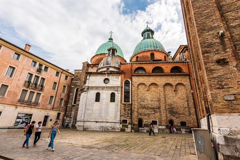 Blick auf den Dom von Treviso in Treviso