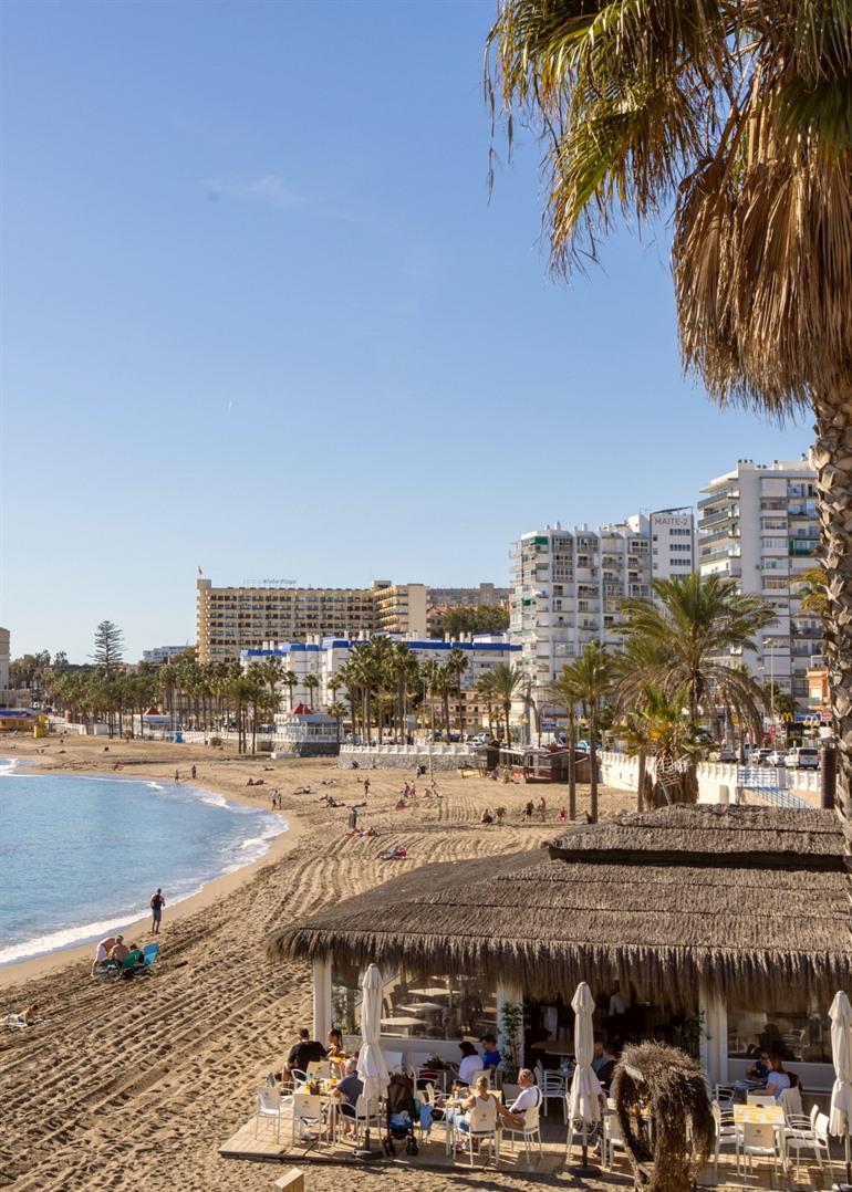 Blick auf Playa de Santa Ana