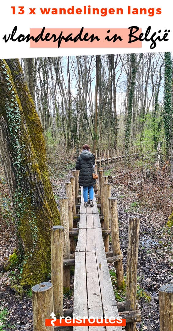 Pinterest 13 Wanderungen entlang Steg- und Holzstegpfaden in Belgien + Karte