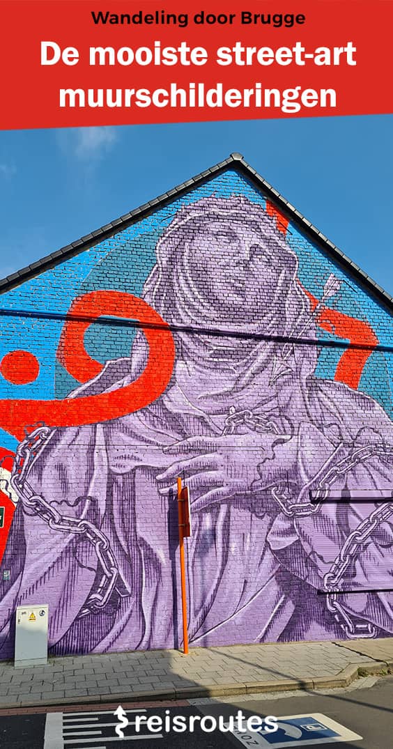 Pinterest Street-Art in Brügge: Spazieren Sie entlang der schönsten Wandgemälde + Karte