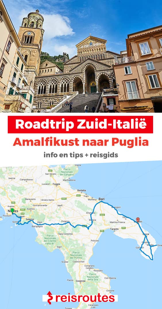 Pinterest Roadtrip Süditalien: Entlang aller Highlights von Neapel und der Amalfiküste nach Apulien