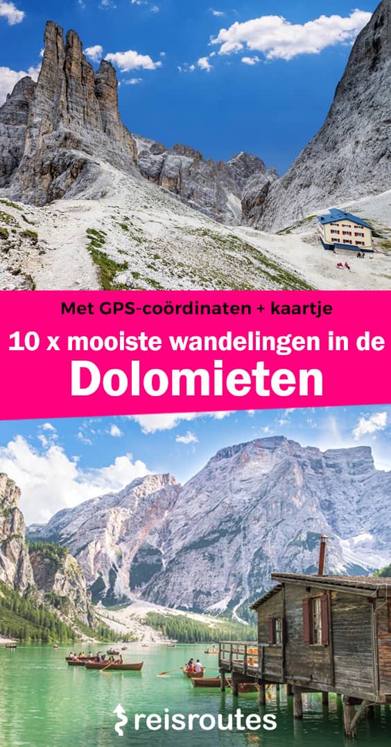 Pinterest 10 der schönsten Wanderungen in den Dolomiten: Praktische Infos + Karte