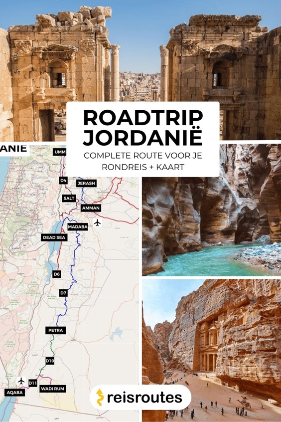 Pinterest Roadtrip Jordanien (10–14 Tage) Komplette Route für deine Rundreise + Karte