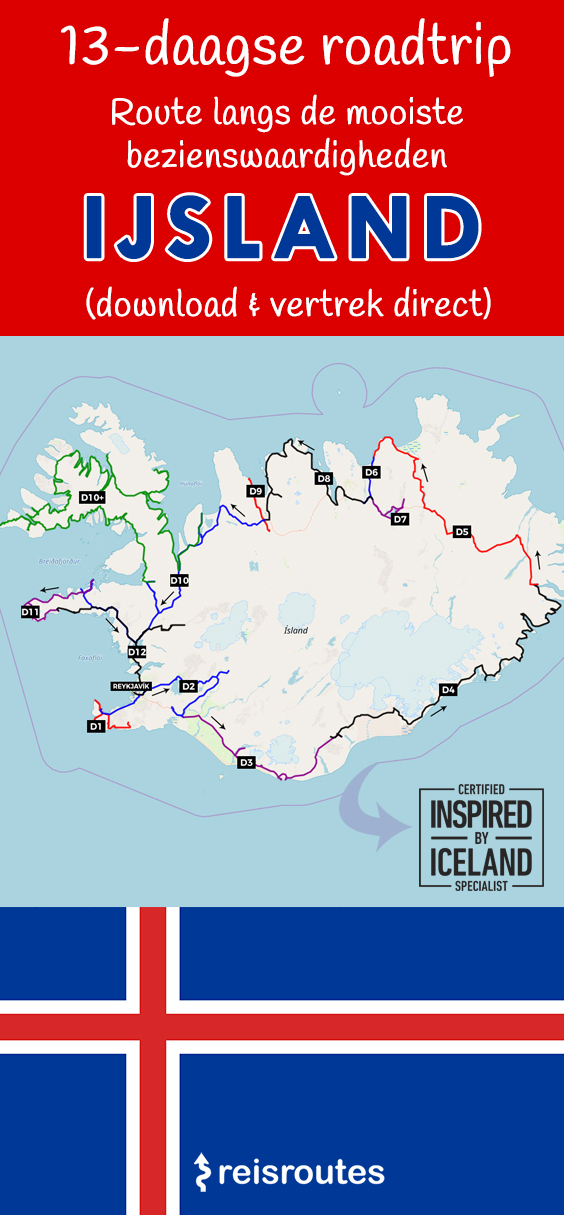 Pinterest Rundreise Island: Komplette Route für Ihre Roadtrip-Tour + Karte