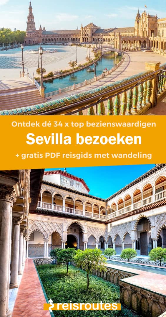 Pinterest 34 der schönsten Sehenswürdigkeiten in Sevilla: Was man sehen und unternehmen sollte während eines Städtetrips + Karte