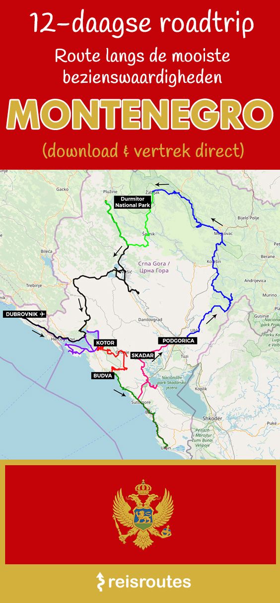 Pinterest Rundreise Montenegro (12 Tage): Geplante Route, Tipps und Reiseroute