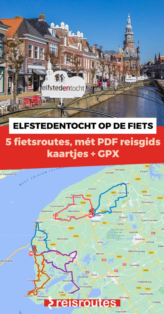 Pinterest Elfstedentocht-Fahrradroute: In fünf Tagen entlang der 11 Städte mit dem Fahrrad