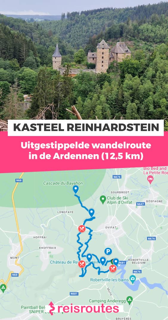Pinterest Spaziergang zum Schloss Reinhardstein und zum Bayehon-Wasserfall