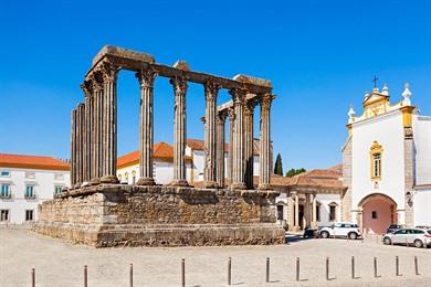 Route für einen Fly & Drive: Alentejo, Lissabon und Évora + Karte