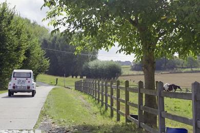 Autobahn durch die Vlaamse Ardennen + Karte
