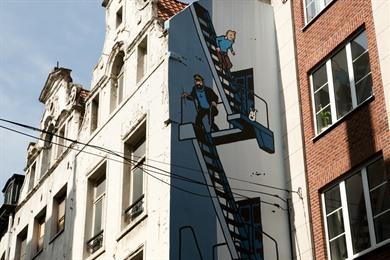 Brüssel Stadtführung auf den Spuren der Comics: Route entlang Wandbildern und Comic-Helden + Karte