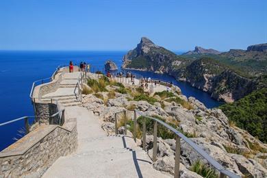 Fahrradroute nach Cap Formentor ab Port de Pollença