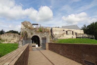 Fahrradroute De Hoge Kempen bei Lanaken, grünes Limburg