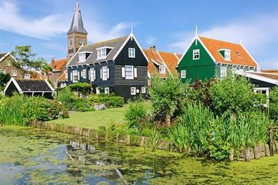 Schnellstraße: Nordholland oberhalb von Amsterdam + Karte