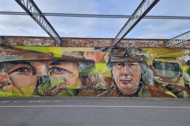 Kunstroute in Ronse: Spaziergang durch Kunst, Malereien und Street-Art