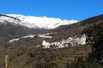 Autobahn Las Alpujarras und Sierra Nevada in Andalusien + Karte
