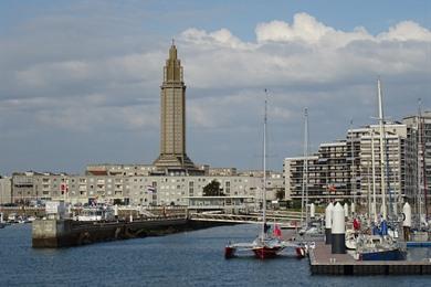 Le Havre nach Dieppe, Autobahn entlang der Küste