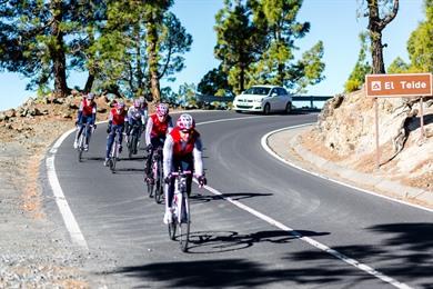 Fahrradroute von Los Cristianos zum El Teide auf Teneriffa