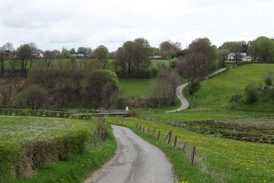 Fahrradroute in Malmedy für Bergziegen