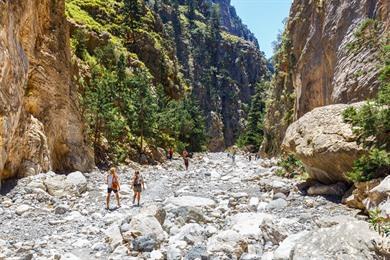 Wanderung durch die spektakuläre Samariaklamm auf Kreta