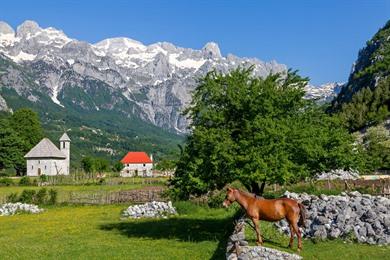 Wanderung Shkodër - Theth - Valbona (17 km) durch die albanischen Alpen