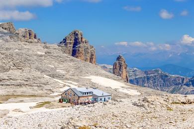 Besteigung des Piz Boè, Wanderung zum Gipfel des Piz Boè