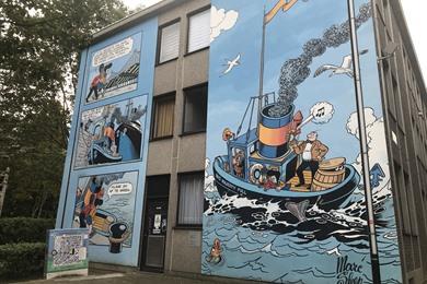 Spaziergang entlang der schönsten Wandbilder in Antwerpen