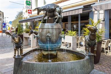 Stadtführung in Diekirch: Esel beobachten und regionales Bier verkosten