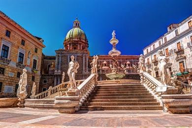 Stadtrundgang durch Palermo: Entdecken Sie die schöne, alte Stadt + Karte