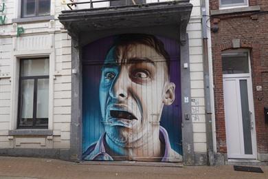 Street-Art-Spaziergang in Hasselt, vorbei an den schönsten Wandgemälden und Murals