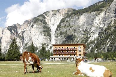 Wanderung zum Rifugio Lavarella