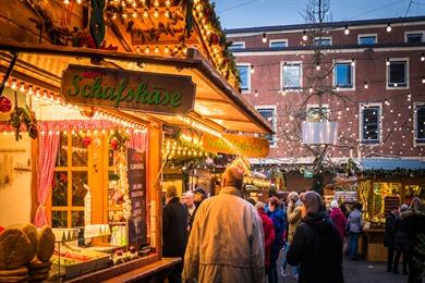 Münster Weihnachtsmarkt im Jahr 2026 besuchen? Spaziergang entlang der Weihnachtsmärkte