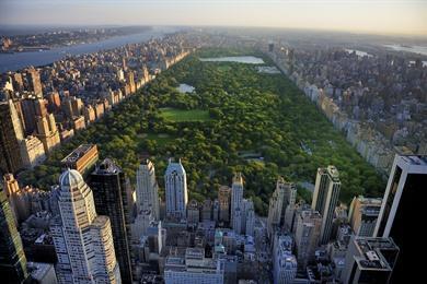Spaziergang durch den Central Park, Times Square und Broadway New York