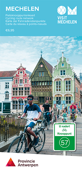 Fahrradknotenpunktkarte Mechelen und Umgebung